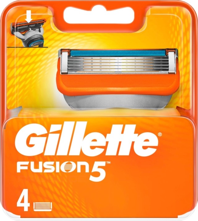 Gillette Fusion 5 Ανταλλακτικά x 4 Τεμάχια