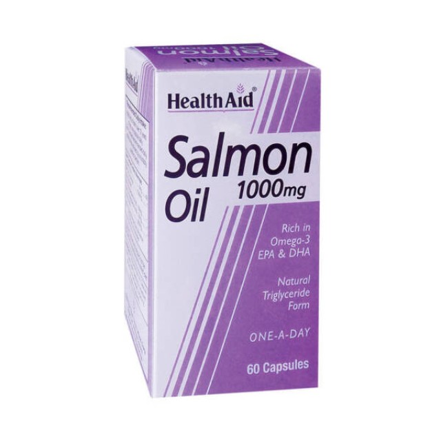 Health Aid Salmon Oil 1000mg, Έλαιο Σολομού 1000mg 60 Κάψουλες