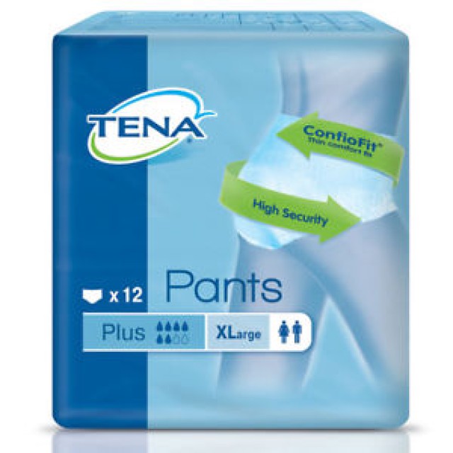 Tena Πάνα Βρακάκι Ενηλίκων X-Large 12τμχ.
