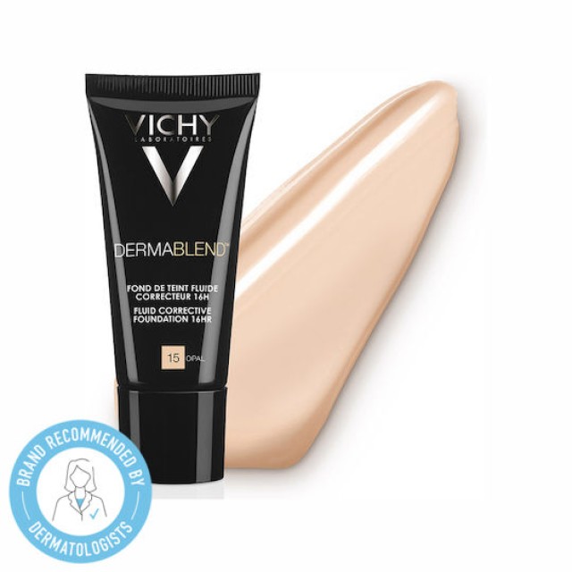 Vichy Dermablend Fluide SPF35 15 Opal Διορθωτικό Make-up 30ml
