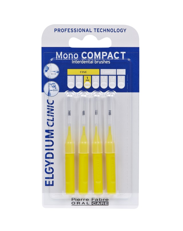 Elgydium Clinic Monocompact, Μεσοδόντια Βουρτσάκια 0.5mm 4τμχ