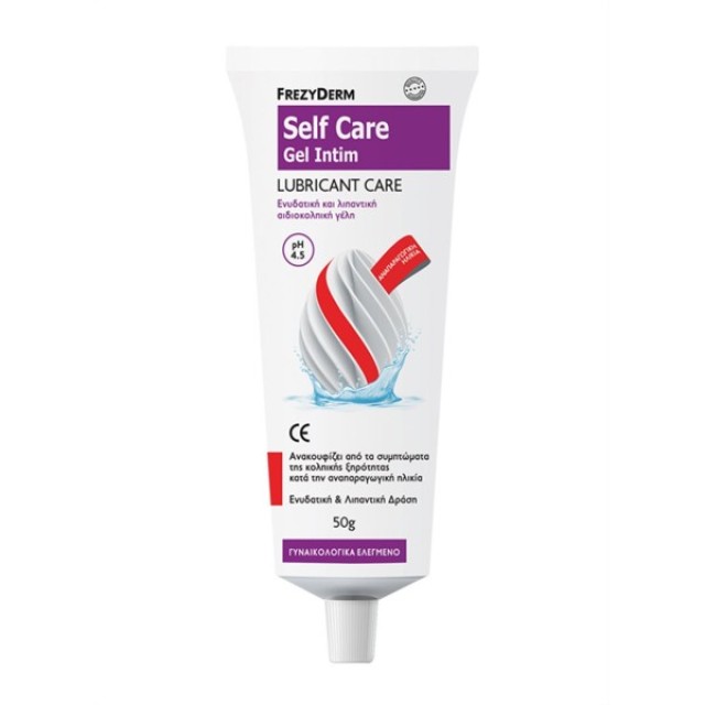 Frezyderm Self Care Gel Intim Lubricant Care pH 4.5 Ενυδατική & Λιπαντική Αιδοιoκολπική Γέλη 50gr