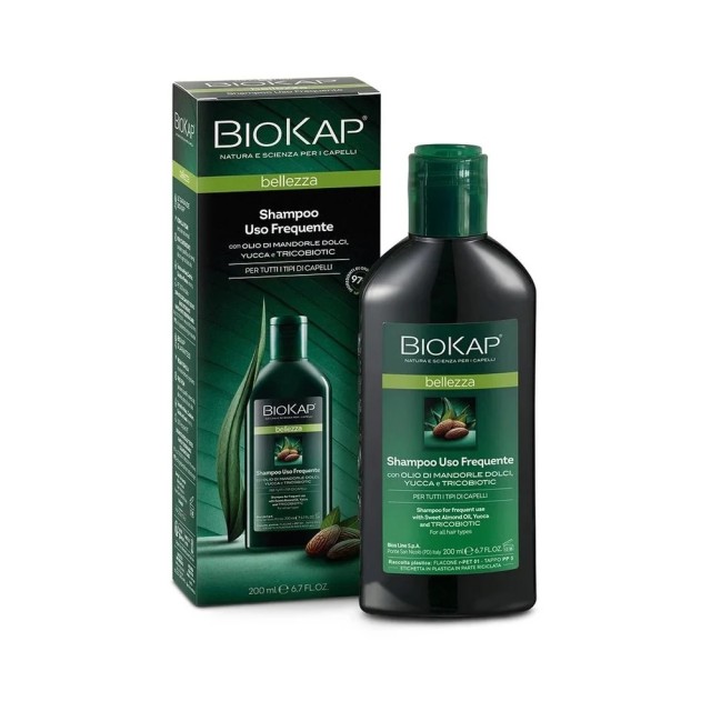 Biokap Shampoo Uso Freguente Σαμπουάν για την Τριχόπτωση για Ξηρά & Ταλαιπωρημένα Μαλλιά 200ml
