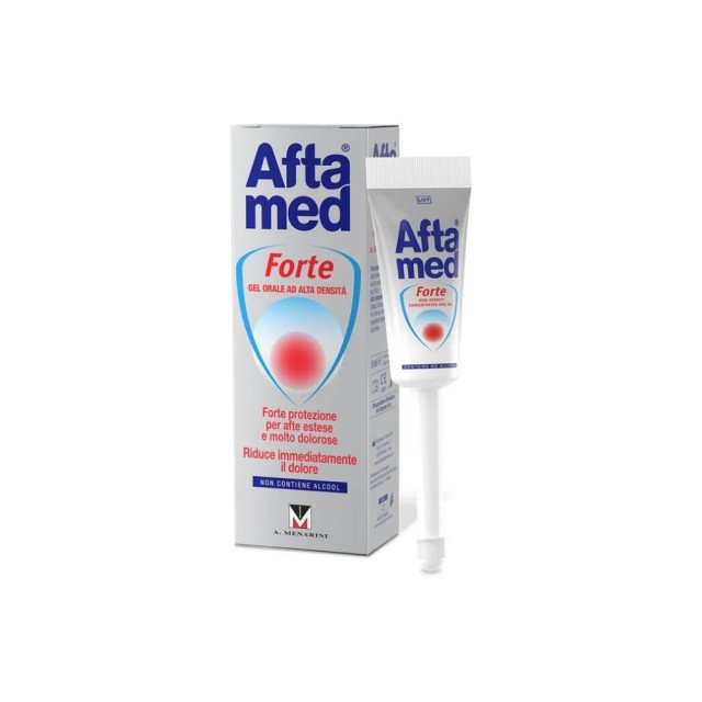 Aftamed Forte Gel Στοματική Γέλη Με Ειδική Συμπυκνωμένη Φόρμουλα Σχεδιασμένη Για Μεγάλα Οδυνηρά Ελκη 8ml