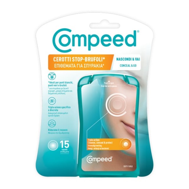 Compeed Spot Pach Επιθέματα για Σπυράκια 15τμχ