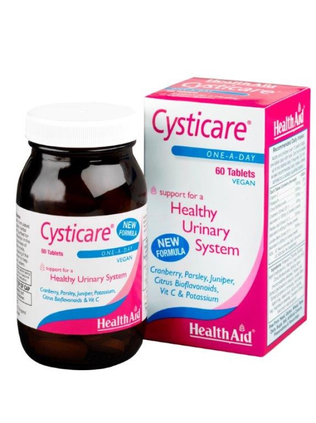 Health Aid Cysticare, Ειδικός Συνδυασμός Φυτικών Εκχυλισμάτων 60 Ταμπλέτες
