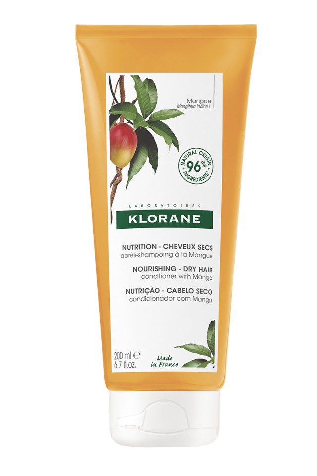 Klorane Mangue Μαλακτική Κρέμα Θρέψης με Βούτυρο Μάνγκο BIO 200ml
