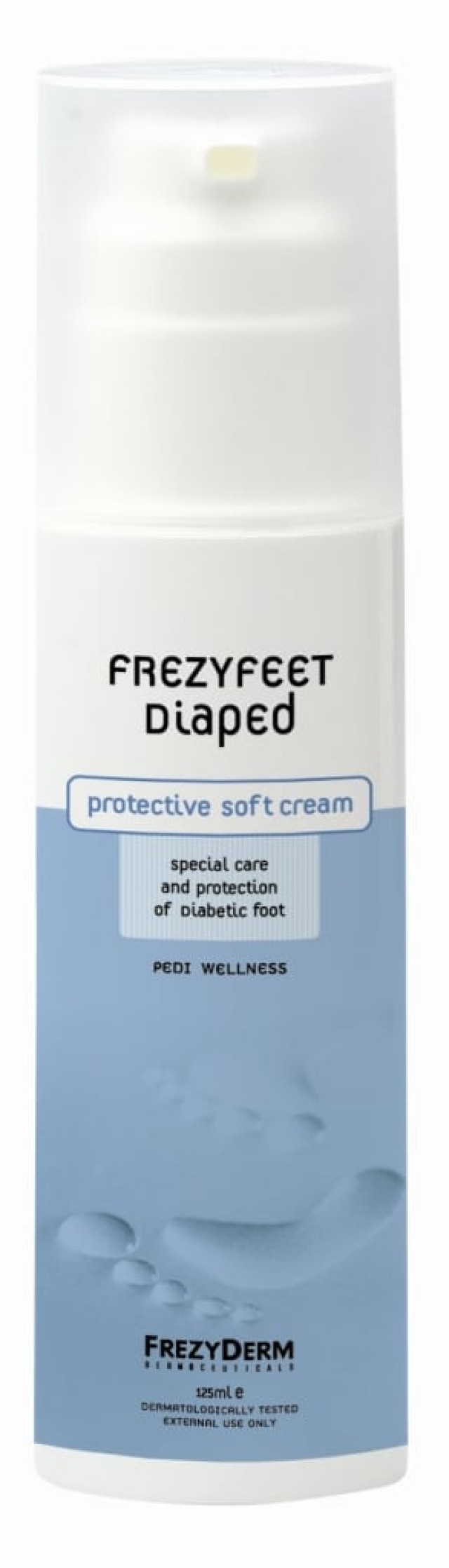 Frezyderm Frezyfeet Diaped Cream, Προστασία Διαβητικόυ Ποδιού 125ml