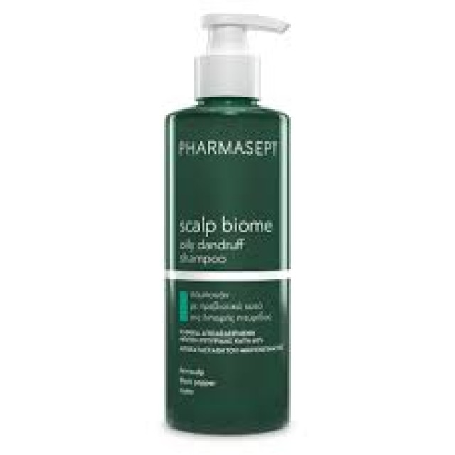 Pharmasept Scalp Biome Oily Dandruff Shampoo Σαμπουάν με Πρεβιοτικά Κατά της Λιπαρής Πιτυρίδας 400ml
