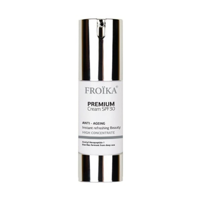 Froika Premium Cream SPF30 Anti- Ageing, Πλούσια Αντιγηραντική Κρέμα με Δείκτη Προστασίας 30ml