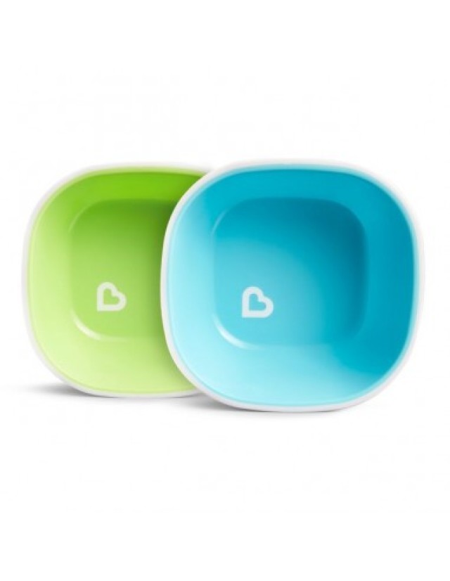 Munchkin Splash Bowls Γαλάζιο / Πράσινο, 2 τεμάχια