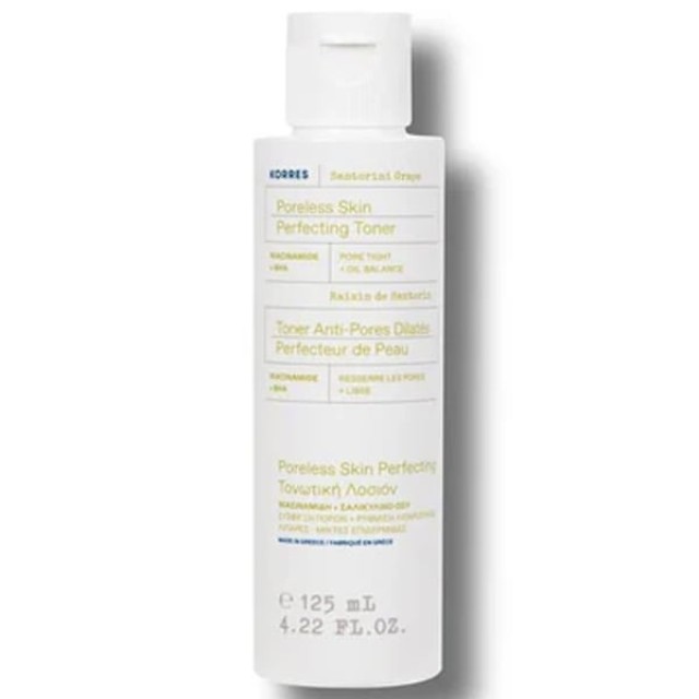 Korres Santorini Grape Poreless Skin Perfecting Τονωτική Λοσιόν με Εκχύλισμα Σταφυλιού 125ml