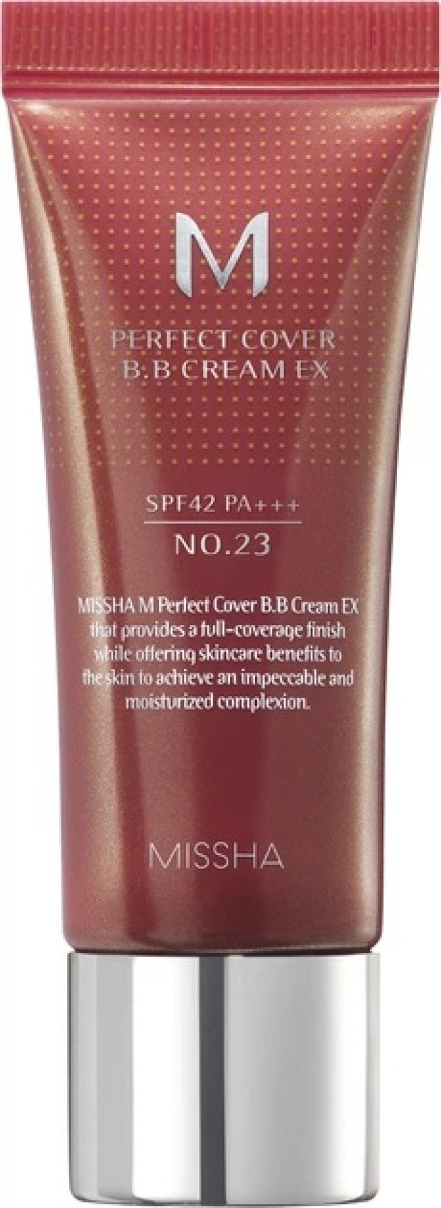 Missha M Perfect Cover BB Cream SPF42 no.23 Natural Beige  Κρέμα Προσώπου με Προστασία 20ml