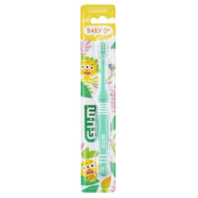 Gum 213 Baby 0+, Οδοντόβουρτσα Soft για Μωρά, Χρώμα Πράσινο