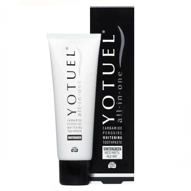 Yotuel All In One Wintergreen, Λευκαντική Οδοντόκρεμα 75ml
