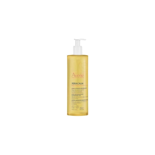 Avene Xeracalm A.D Huile Lavante Relipidante Λάδι Καθαρισμού Για Πολύ Ξηρό Δέρμα με Τάση Εκζέματος 750ml