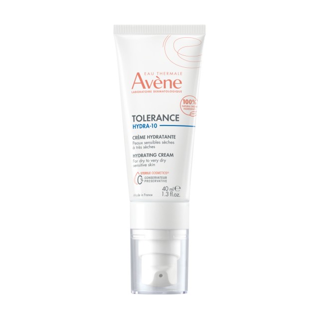 Avene Tolerance HYDRA 10 Creme Hydratante, Ενυδατική Κρέμα για Ευαίσθητο Ξηρό Δέρμα 40ml
