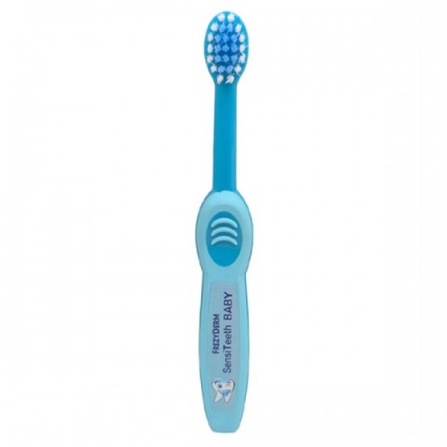 Frezyderm SensiTeeth Toothbrush Soft Baby 6-36m Μαλακή Οδοντόβουρτσα Γαλάζια 1τεμ