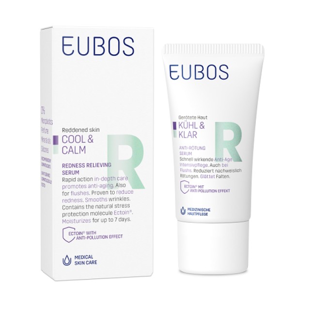 Eubos Cool & Calm Redness Releiving Serum, Καταπραϋντικός Ορός για την Ερυθρότητα 30ml