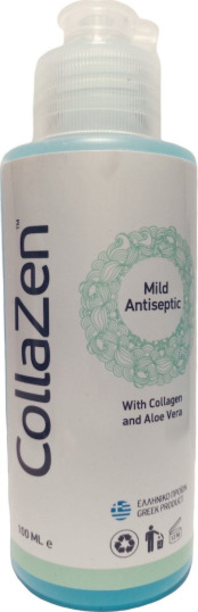 Collazen Αντισηπτικό 70% Alcohol με κολλαγόνο και Αλόη Βέρα 100ml