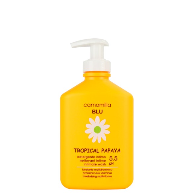 Camomilla BLU Tropical Papaya pH5.5 Intimate Wash, Λοσιόν Καθαρισμού Ευαίσθητης Περιοχής 300ml