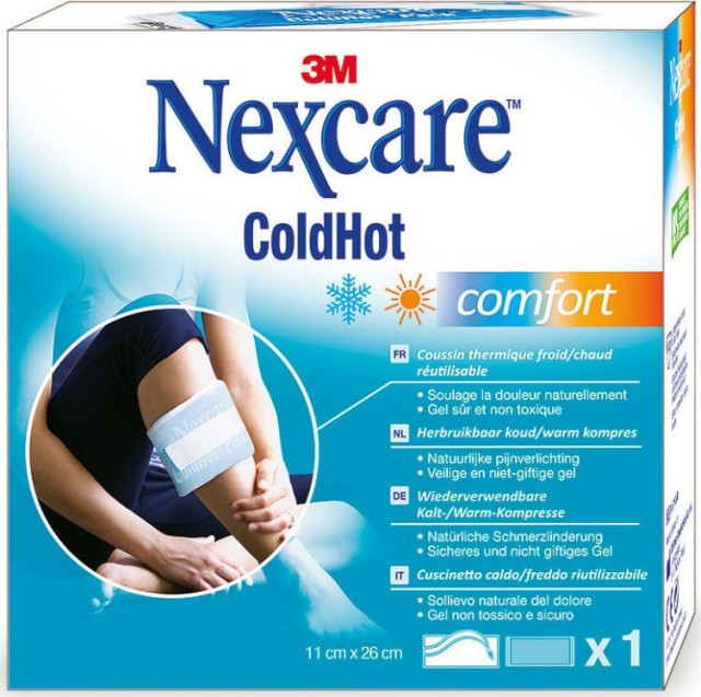 Nexcare ColdHot Cold Comfort 11cm x 26cm Παγοκύστη & Θερμοφόρα, 1 τεμάχιο