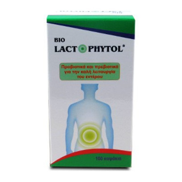 Medichrom Lactophytol Prebiotics & Probiotics 100caps - Για την καλή λειτουργία του εντέρου