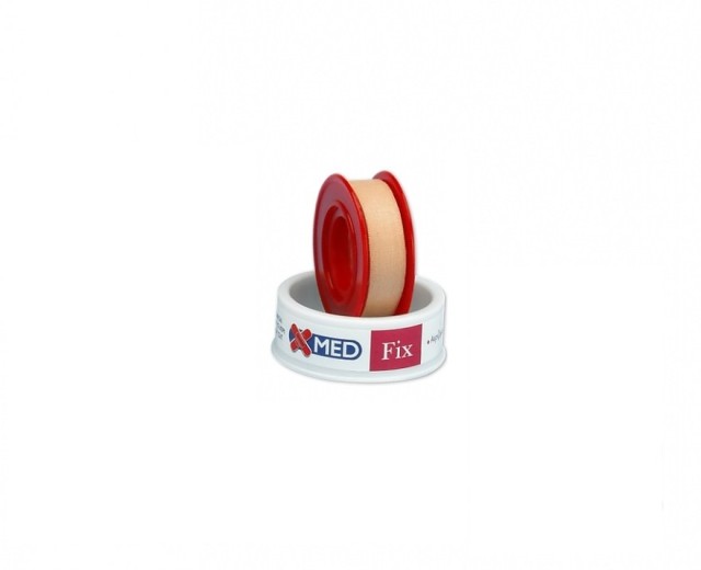 X-Med Fix Αυτοκόλλητη Ταινία Ύφασμα Μπεζ 5m x 1,25cm