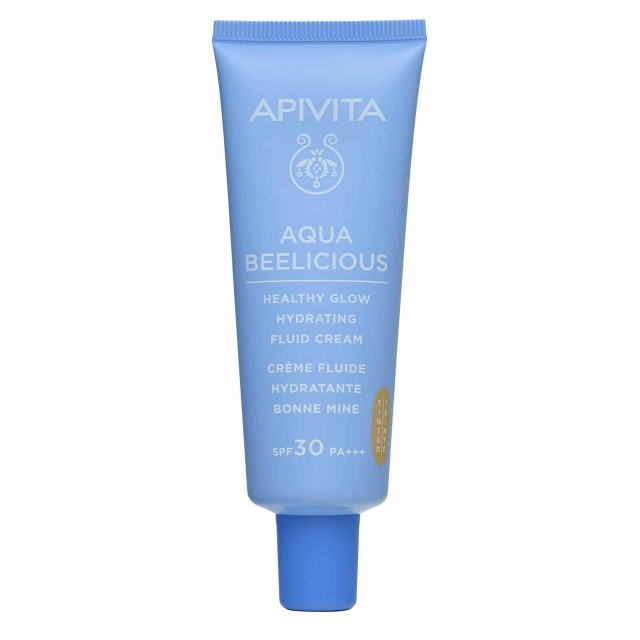 Apivita Aqua Beelicious Λεπτόρρευστη Κρέμα Ενυδάτωσης SPF30 Με Χρώμα 40ml