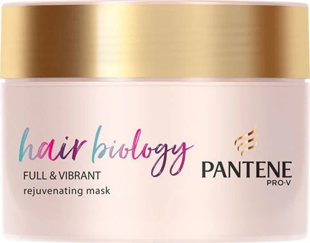 Pantene Hair Biology Full & Vibrant Rejuvenating Mask, Μάσκα για Λεπτά Μαλλιά 160ml