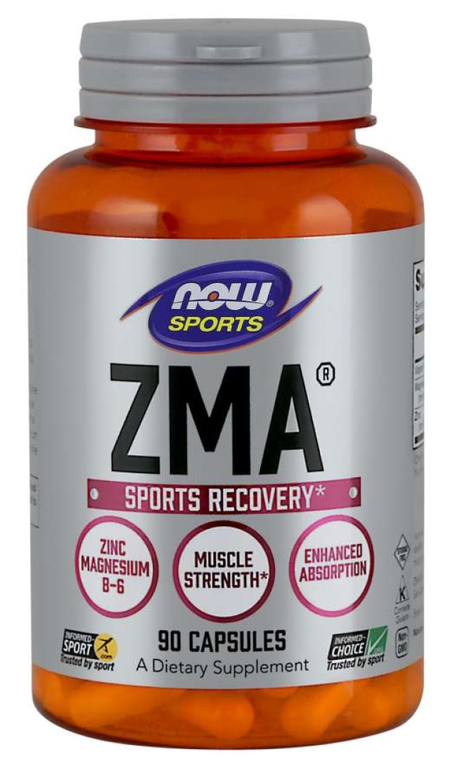 Now Foods ZMA 800mg, Συμπλήρωμα Διατροφής 90 Μαλακές Κάψουλες