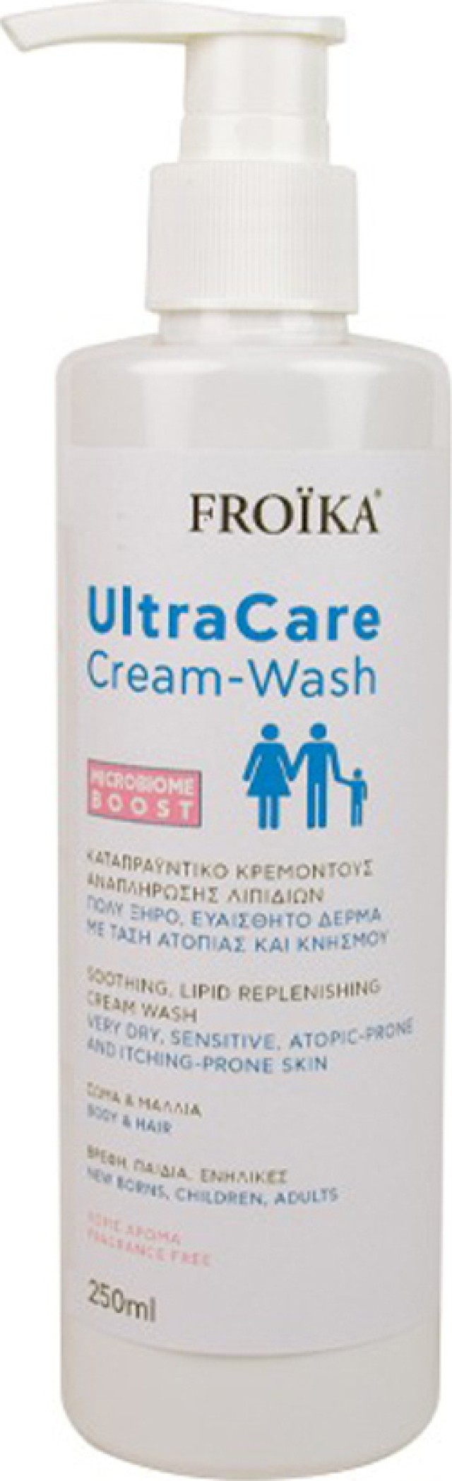 Froika UltraCare Cream-Wash Καταπραϋντικό Κρεμοντούς Αναπλήρωσης Λιπιδίων 250ml