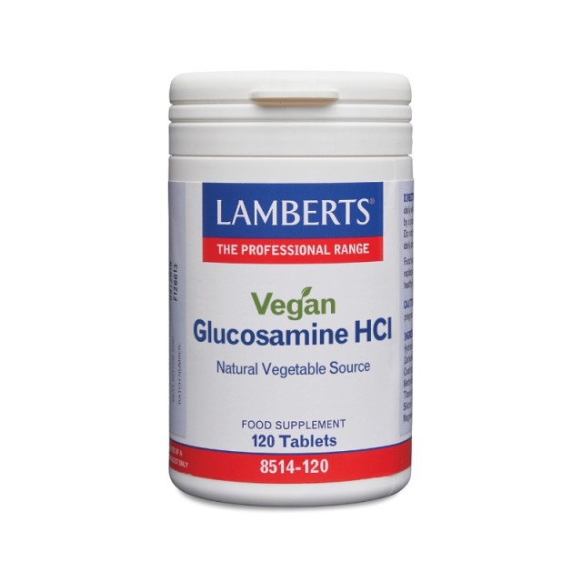 Lamberts Vegan Glucosamine 660mg HCI (Υδροχλωρικής) Γλυκοζαμίνης 120 Tablets