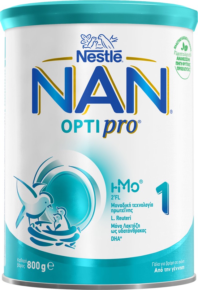 Nestle Nan Optipro 1 Γάλα Πρώτης Βρεφικής Ηλικίας 800gr