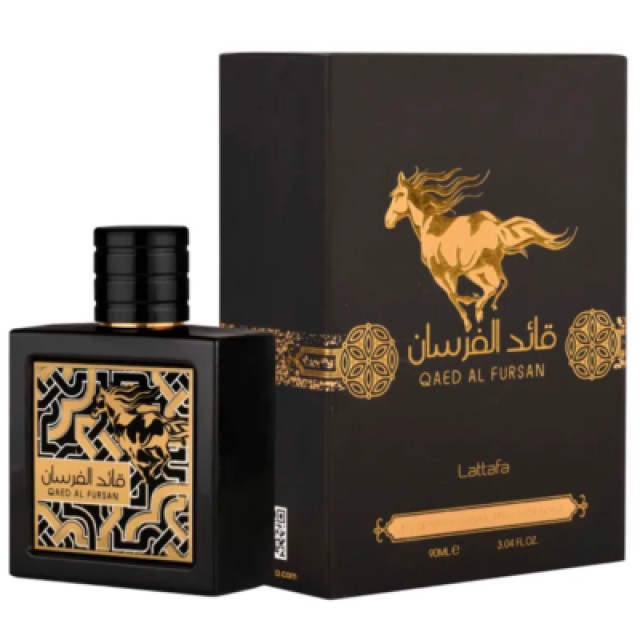 Lattafa Qaed Al Fursan Eau de Parfum Φρουτώδες & Ξυλώδες Άρωμα Για Άνδρες 90ml