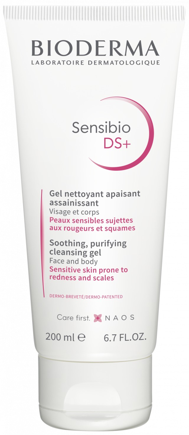 Bioderma Sensibio DS+ Gel Moussant Καθαριστικό Τζελ Κατά της Ερυθρότητας & της Ξηροδερμίας 200ml