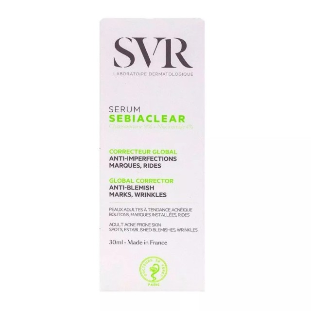 SVR Sebiaclear Serum Ορός Προσώπου Κατά των Ατελειών & για Μείωση Ρυτίδων 30ml