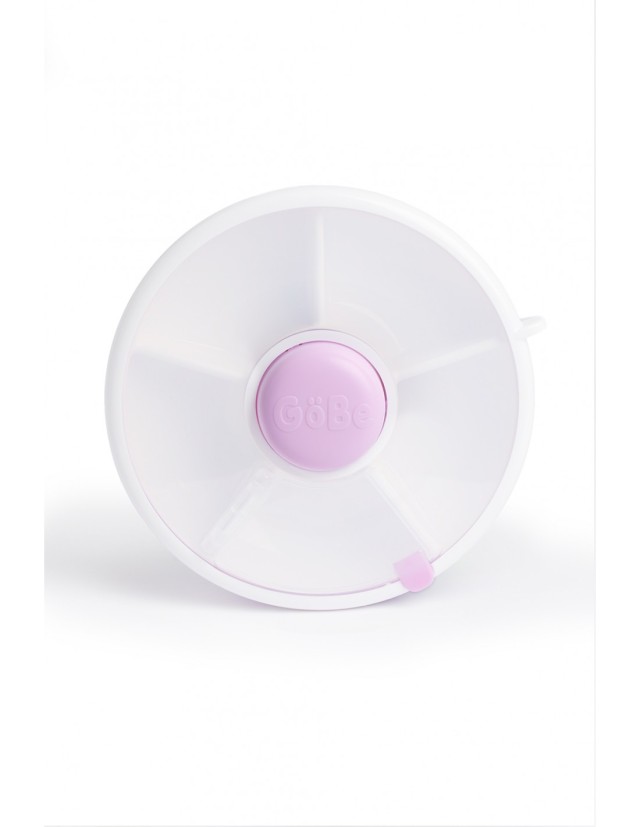 Gobe Snack Spinner, Δοχείο για Σνακ με Θήκες, Χρώμα Taro Purple