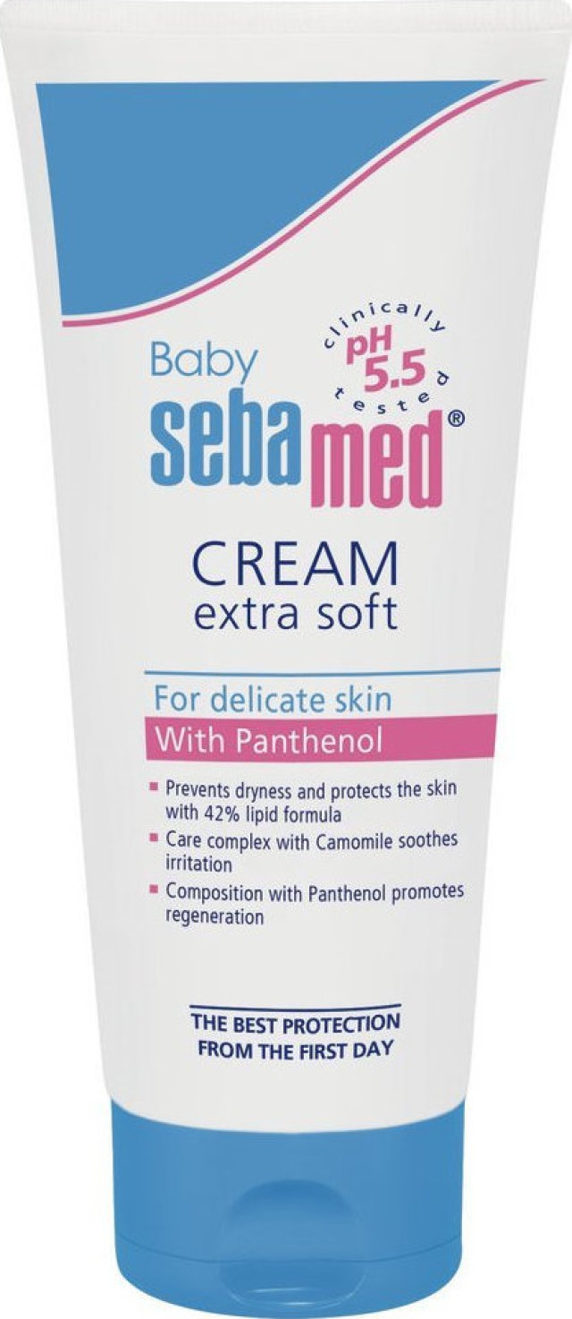 Sebamed Baby Extra Soft Cream, Βρεφική Ενυδατική, Αντιερεθιστική Κρέμα 200ml