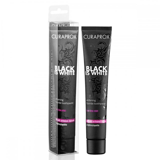 Curaprox Black Is White, Λευκαντική Οδοντόκρεμα 90ml