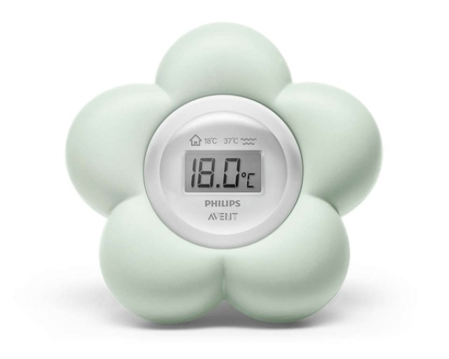 Philips Avent SCH480/20 Ψηφιακό Θερμόμετρο για το Μπάνιο & το Δωμάτιο, 1 τεμάχιο