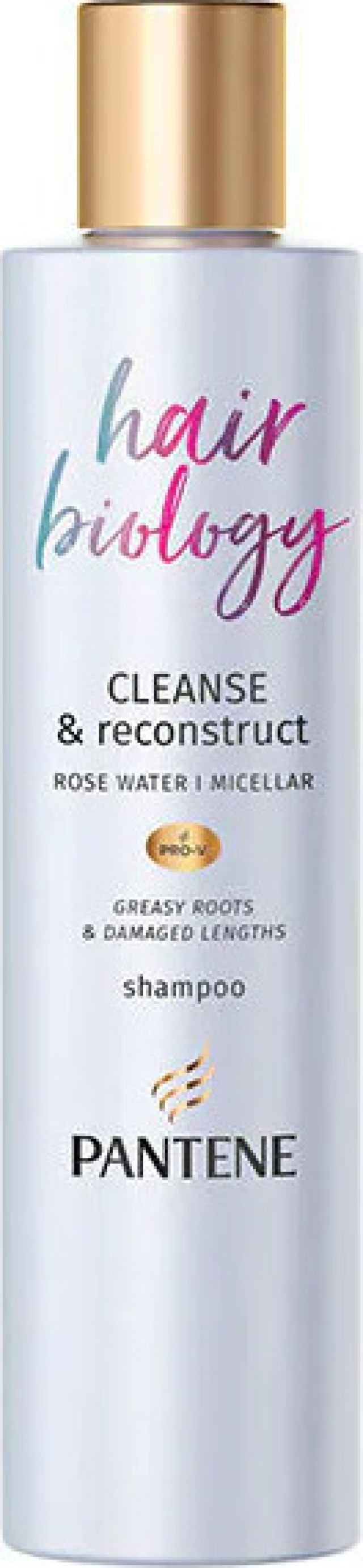 Pantene Hair Biology Cleanse & Reconstruct, Σαμπουάν κατά της Φθοράς 250ml