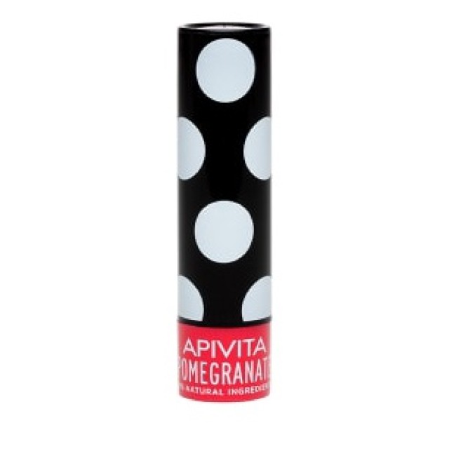 Apivita Lip Care Pomegranate, Φυσική Ροζ Απόχρωση, Ρόδι 4.4gr