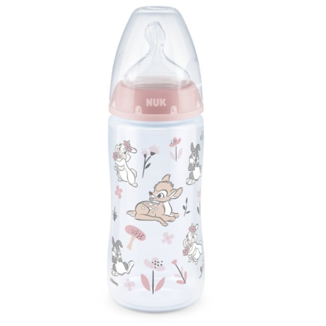 Nuk Disney Classics First Choice Plus Μπιμπερό με Θηλή Σιλικόνης 6-18m, 300ml