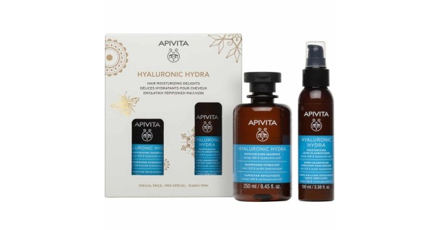 Apivita Promo Hyaluronic Hydra Σαμπουάν Ενυδάτωσης 250ml & Κρέμα Μαλλιών για Ενυδάτωση 100ml