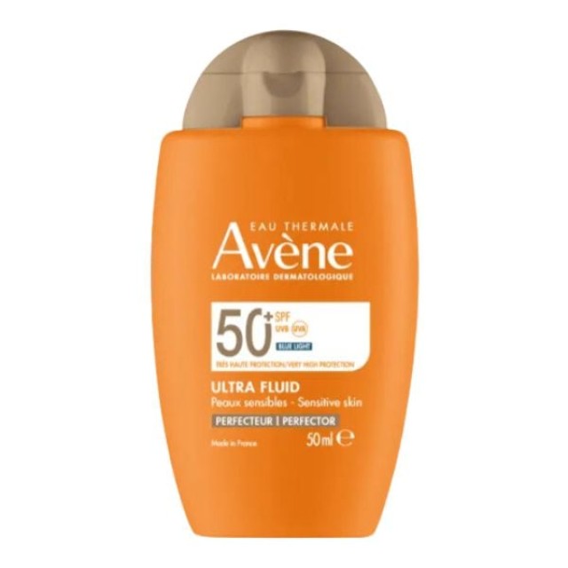 Avene Ultra Fluid SPF50+ Perfecteur Αντηλιακή Κρέμα Προσώπου με Χρώμα Χωρίς Άρωμα 50ml