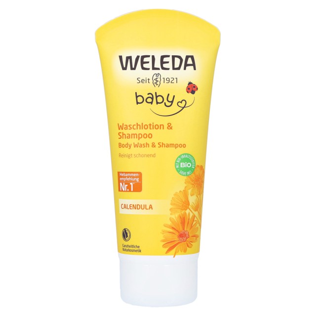Weleda Σαμπουάν & Αφρόλουτρο Καλέντουλας 200ml