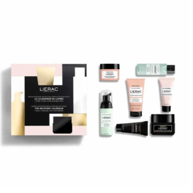 Lierac The Recovery Calendar Χριστουγεννιάτικο Ημερολόγιο για Ενυδάτωση & Λάμψη 7 Τεμάχια & Δώρο Νεσεσέρ