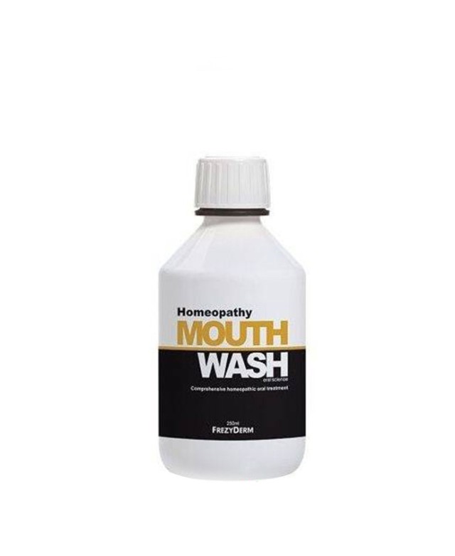 Frezyderm Mouthwash Homeopathy, Στοματικό Διάλυμα για Άτομα που Ακολουθούν Ομοιοπαθητική Αγωγή 250ml