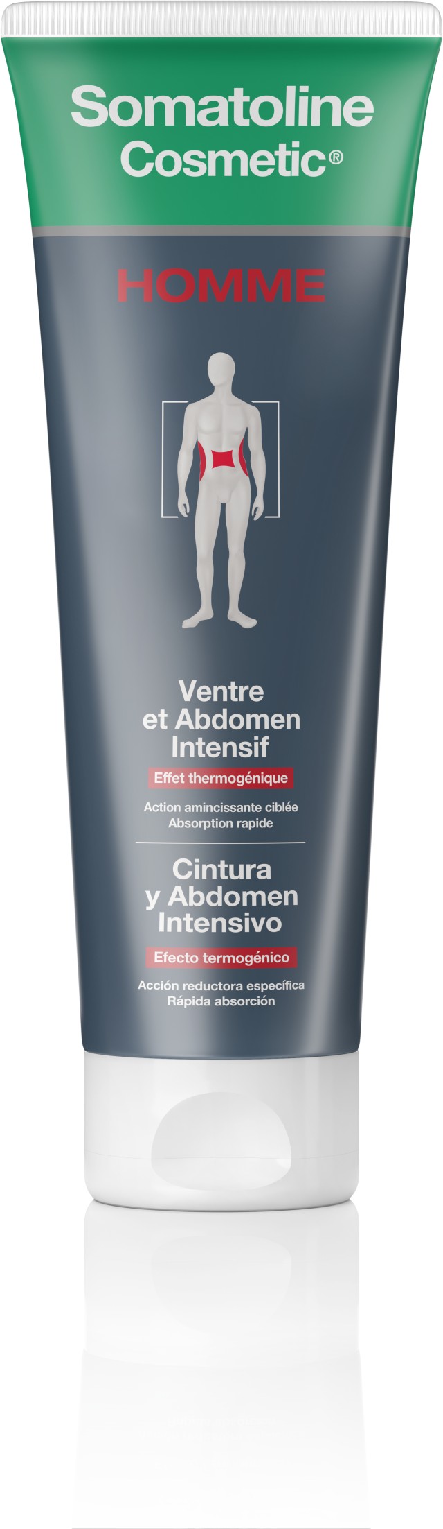 Somatoline Cosmetic Homme Ventre Et Abdomen, Αδυνάτισμα Κοιλιά & Μέση Εντατικό, Ιδανικό για Άντρες 250ml